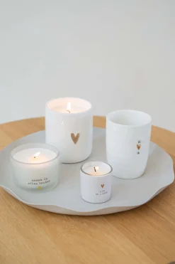 ZUSSS Servies*koffiemok goud hartje jij & ik wit