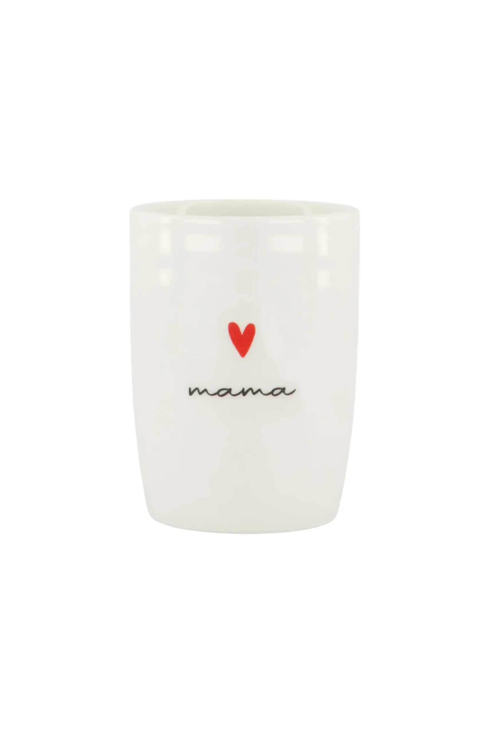 ZUSSS Servies*koffiemok rood hartje mama wit