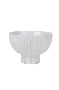 ZUSSS Servies*kom op voet ribbels zand