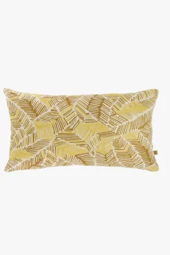 ZUSSS Kussens*kussen graanprint 50x30cm zand/oker/goud