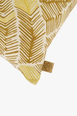 ZUSSS Kussens*kussen graanprint 50x30cm zand/oker/goud