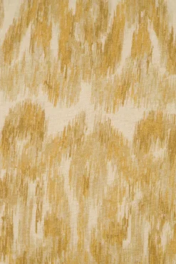 ZUSSS Kussens*kussen ikat print 45x45cm oker/ecru