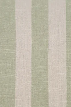 ZUSSS Kussens*kussen strepen 60x40cm zand/saliegroen