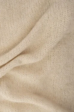 ZUSSS Vesten*lang vest met reverkraag zand