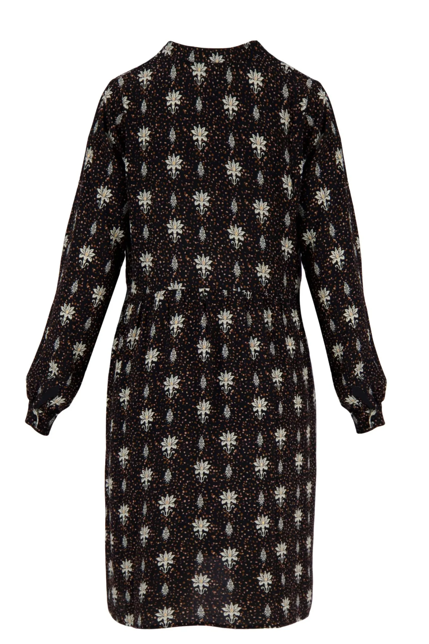 ZUSSS Jurkjes & Rokken*limited jurk met bloemenprint zwart