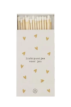 ZUSSS Kaarsen*lucifers lichtpuntjes voor jou linnen peper&zout