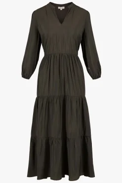 ZUSSS Jurkjes & Rokken*maxi jurk antracietgrijs