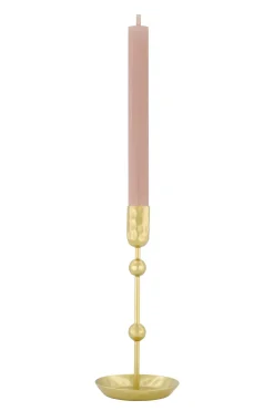 ZUSSS Kaarsen|Kaarsenhouders*metalen kandelaar 20cm goud