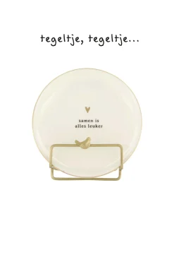 ZUSSS Overige Woonaccessoires*metalen standaard vogel goud