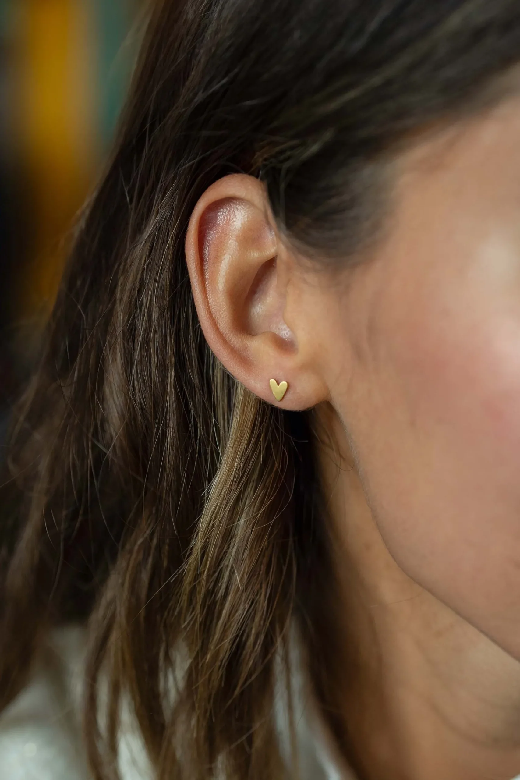 ZUSSS Oorbellen*oorbel hartje goud