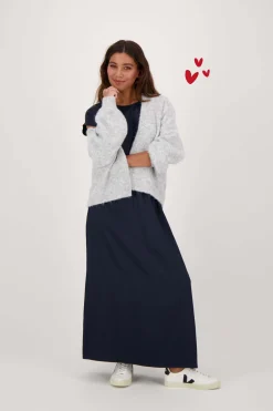 ZUSSS Vesten*openvallend vest lichtgrijs