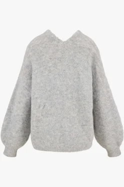 ZUSSS Vesten*openvallend vest lichtgrijs