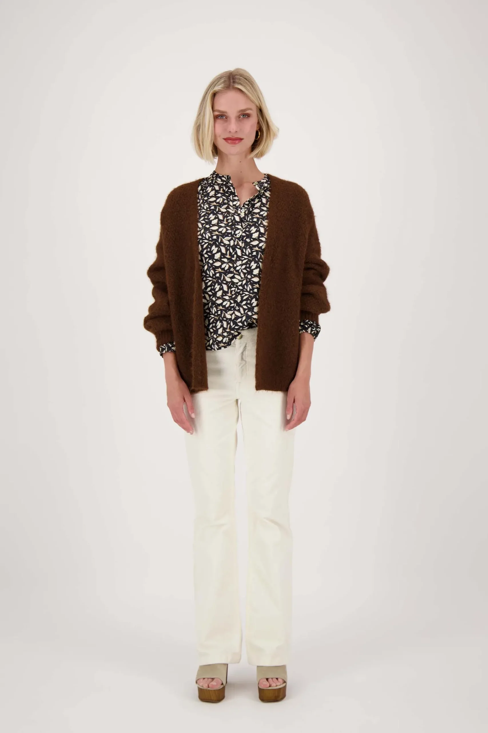 ZUSSS Vesten*openvallend vest middenbruin