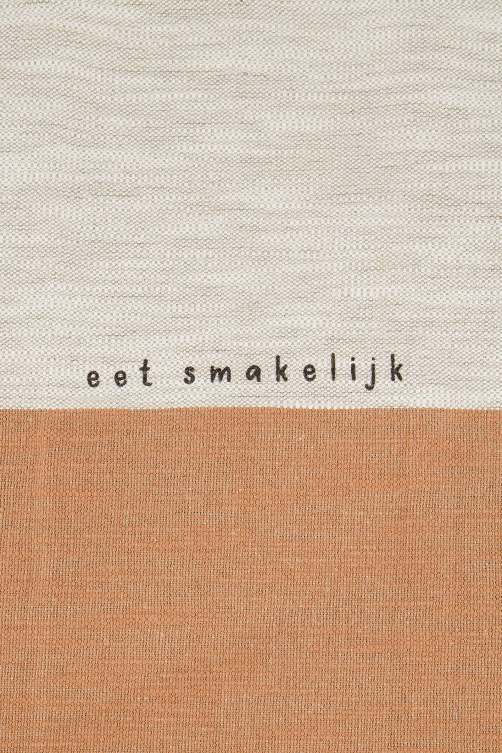 ZUSSS Keukentextiel*placemat geniet zand/terra roze zand/terraroze