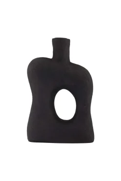 ZUSSS Kaarsen|Kaarsenhouders*polystone kandelaar ornament 22cm zwart