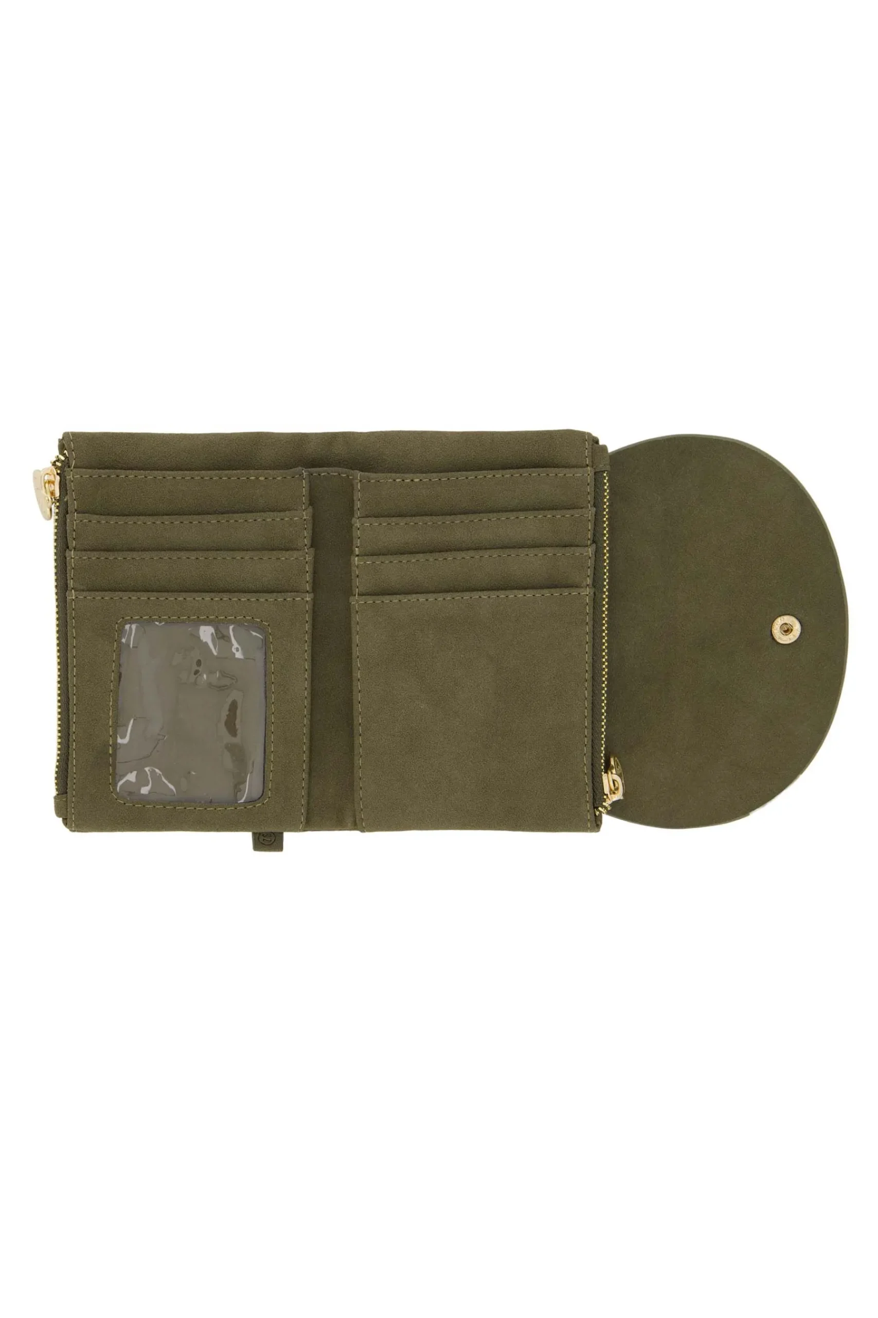 ZUSSS Portemonnees*portemonnee donkergroen