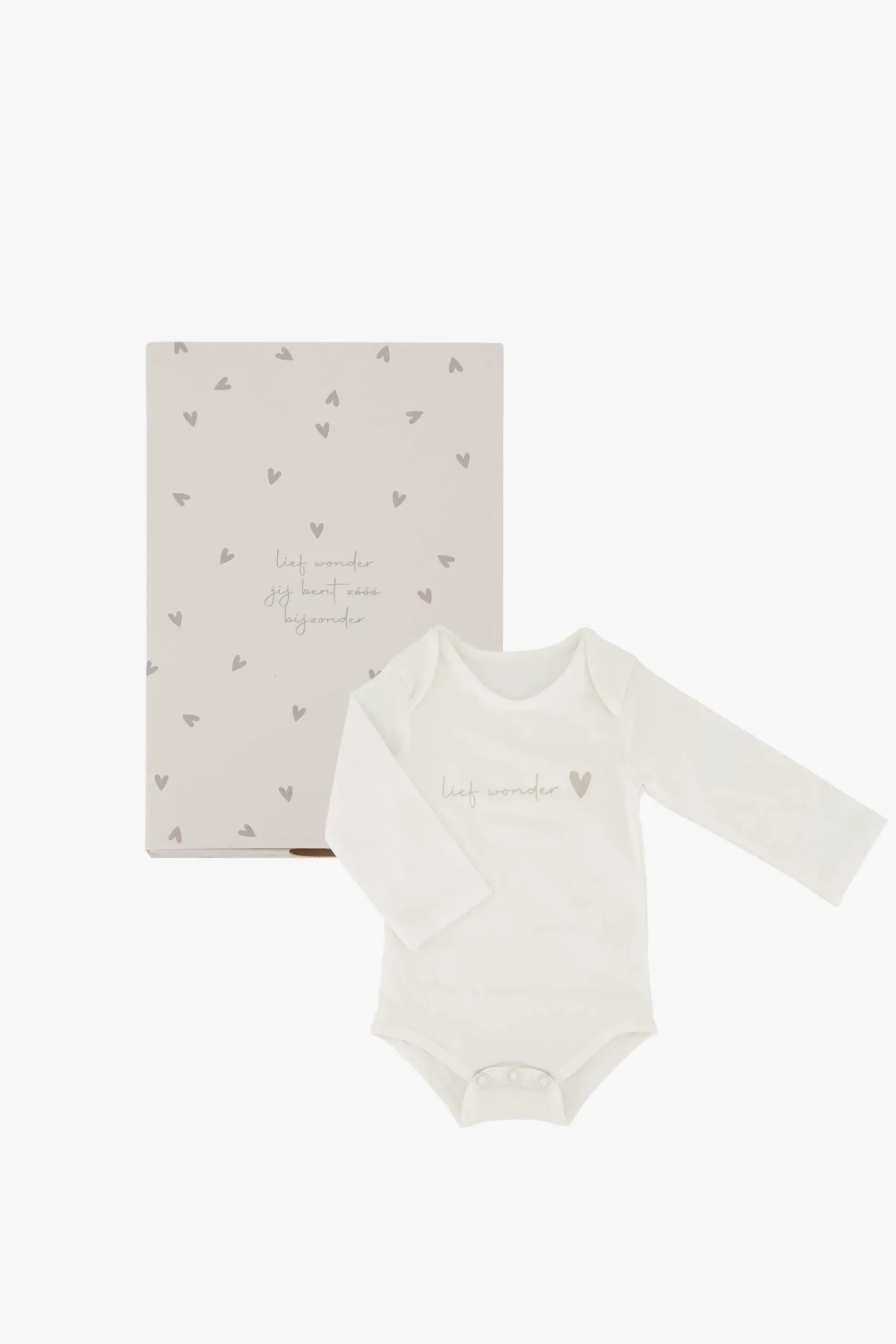 ZUSSS Baby*rompertje in gifbox lief wonder wit