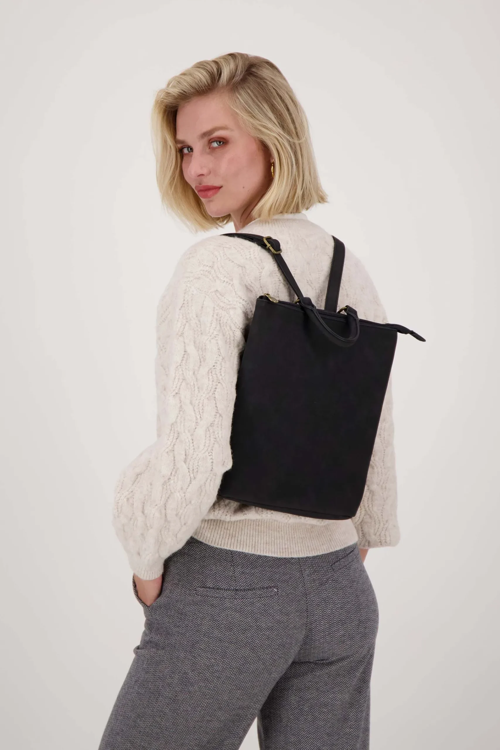 ZUSSS Rugtassen*rugtas zwart