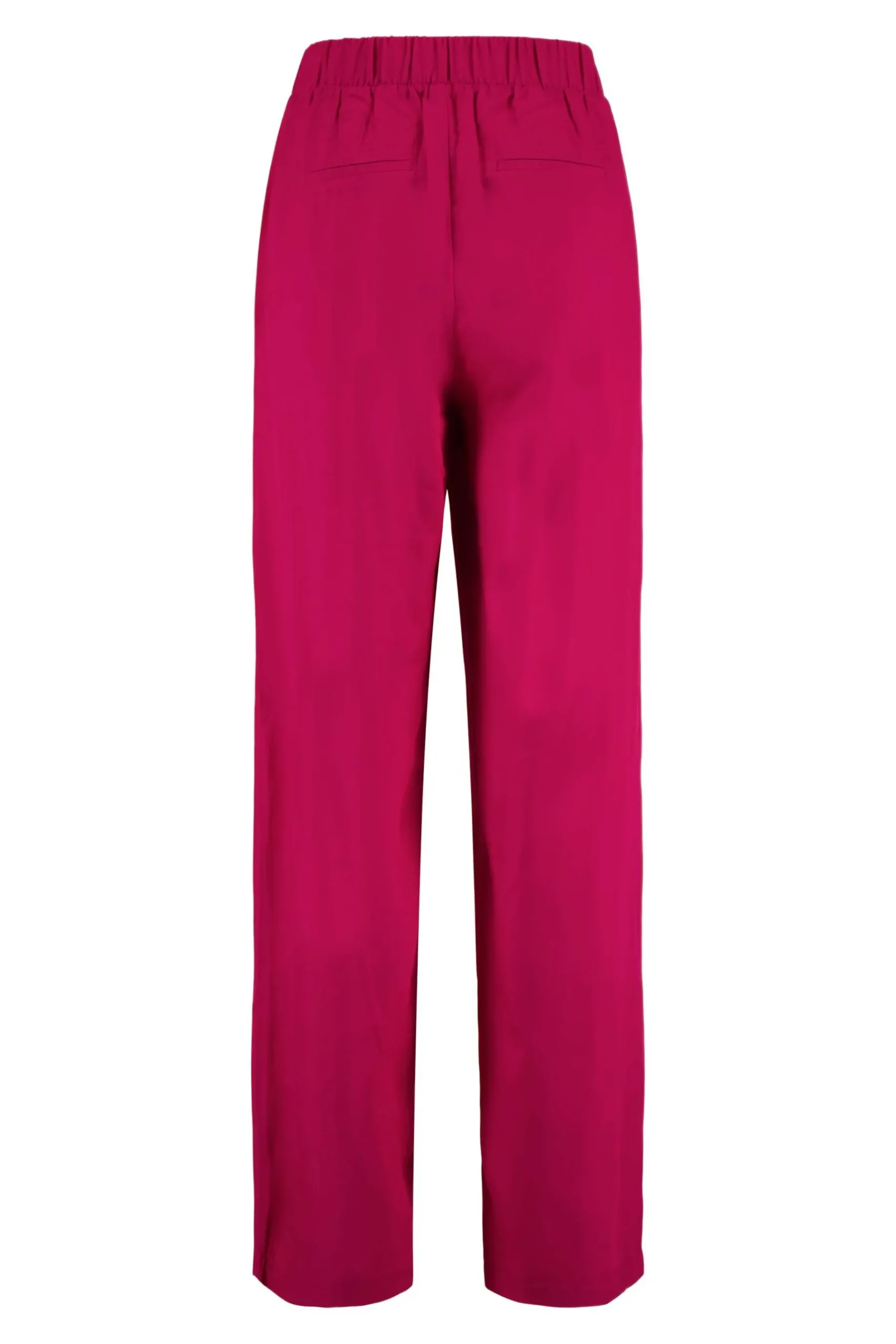 ZUSSS Broeken & Jeans*satijnen twill broek roze rood rozerood