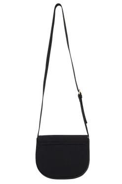 ZUSSS Schoudertassen & Handtassen*schoudertas met gouden ring zwart