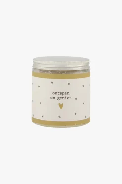 ZUSSS Verzorgingsproducten*scrub 250gram ontspan en geniet antracietgrijs/off white antracietgrijs/offwhite