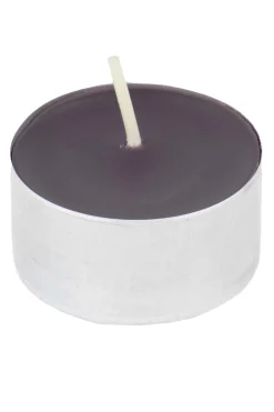 ZUSSS Kaarsen*set van 12 waxinelichtjes zwart