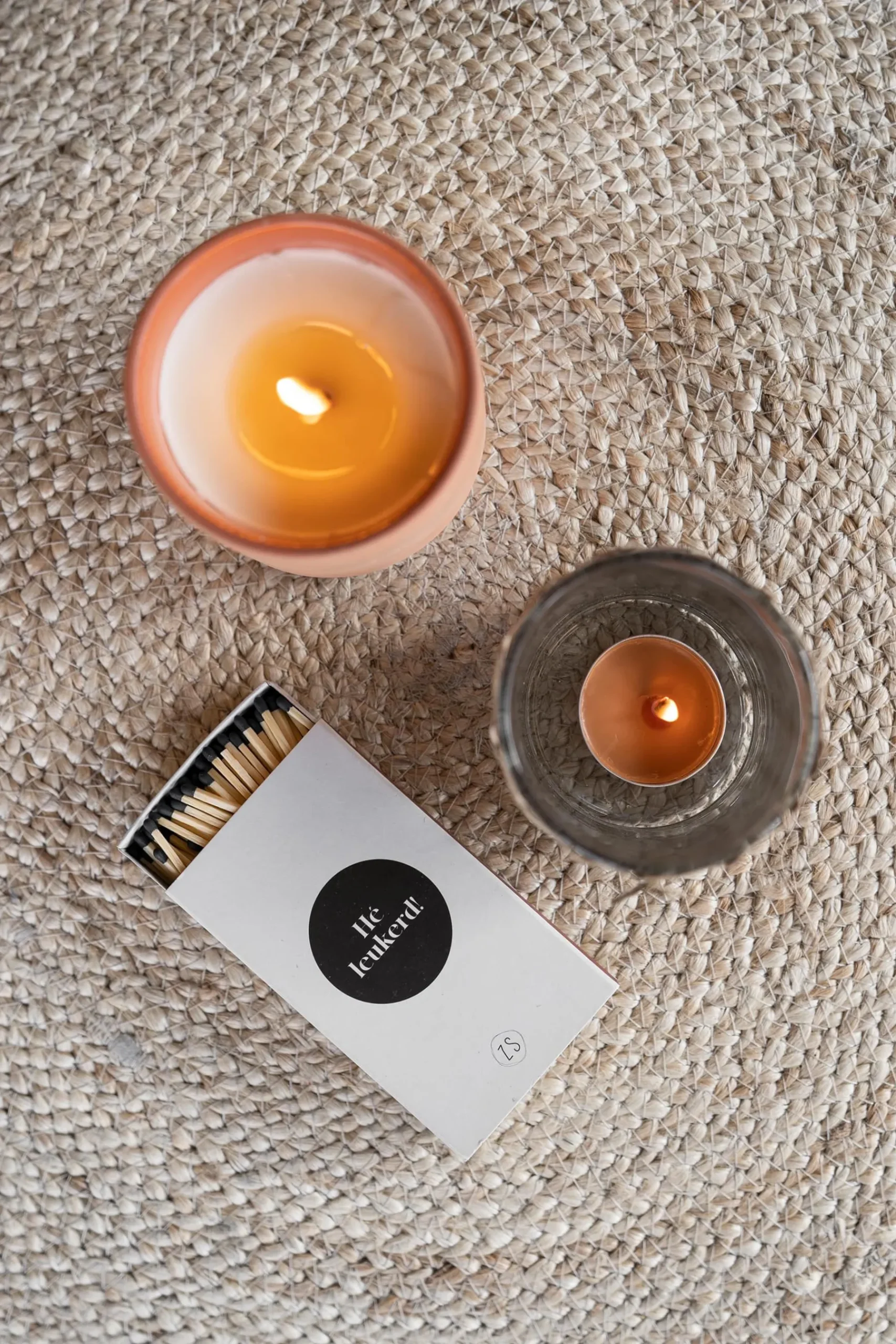 ZUSSS Kaarsen*set van 12 waxinelichtjes zwart