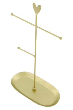 ZUSSS Kettingen*sieradenrekje hartje goud