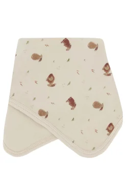 ZUSSS Baby*slabbetje konijntjes leem naturel