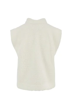 ZUSSS Vesten*teddy gilet creme