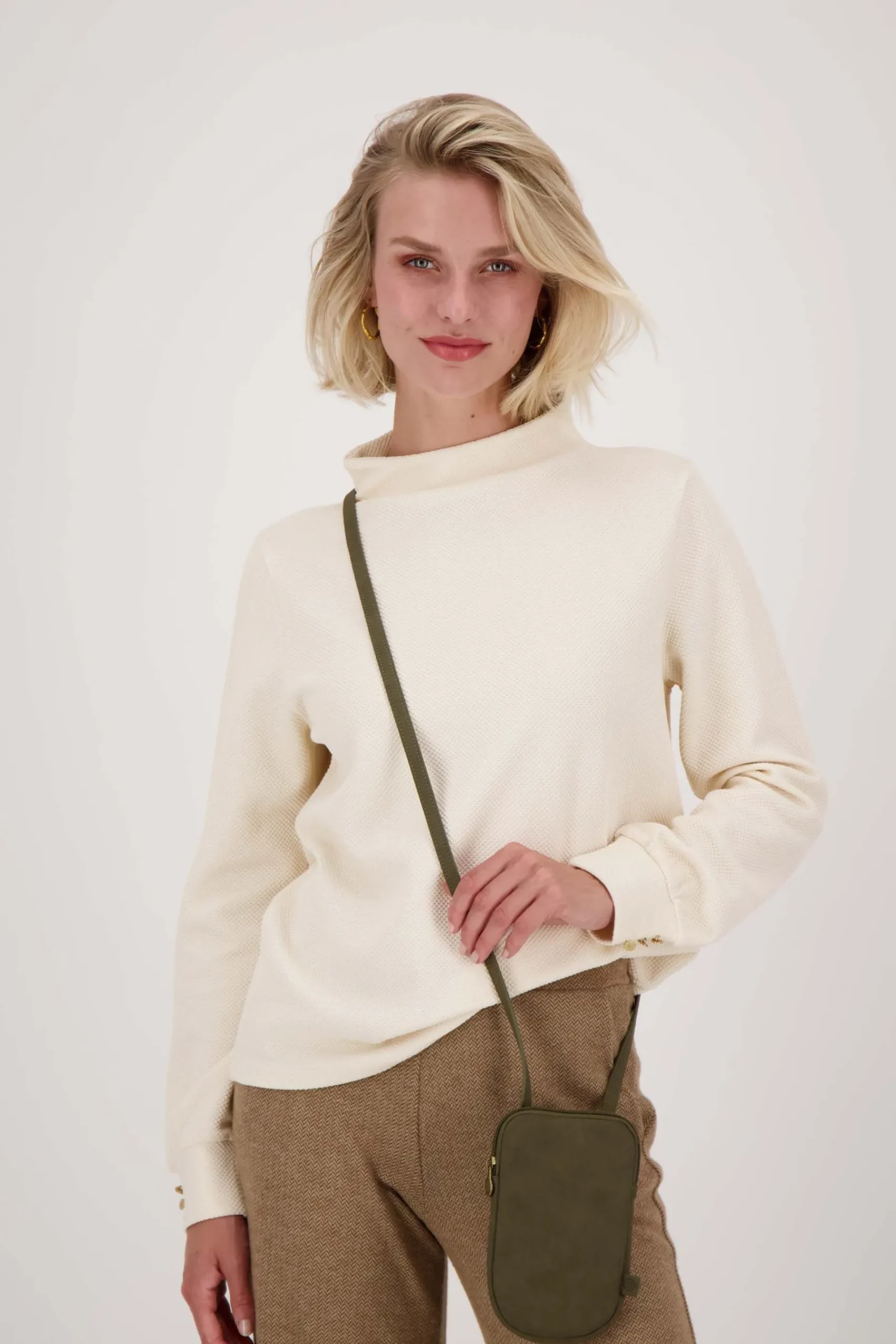 ZUSSS Schoudertassen & Handtassen*telefoontasje donkergroen