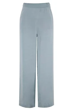 ZUSSS Broeken & Jeans*tencel broek grijsblauw