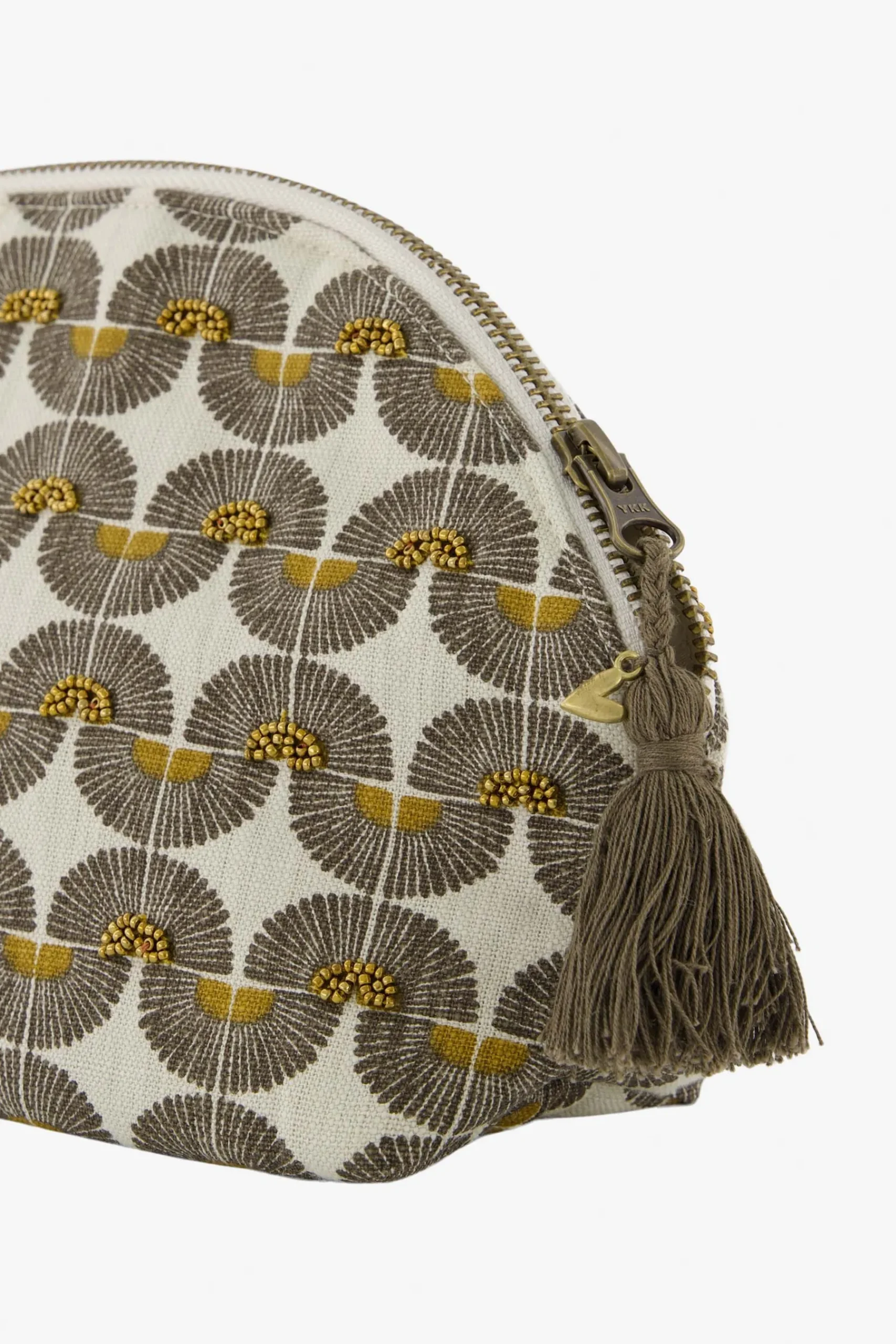 ZUSSS Toilettassen*toilettas waaiers zand/oker/leem