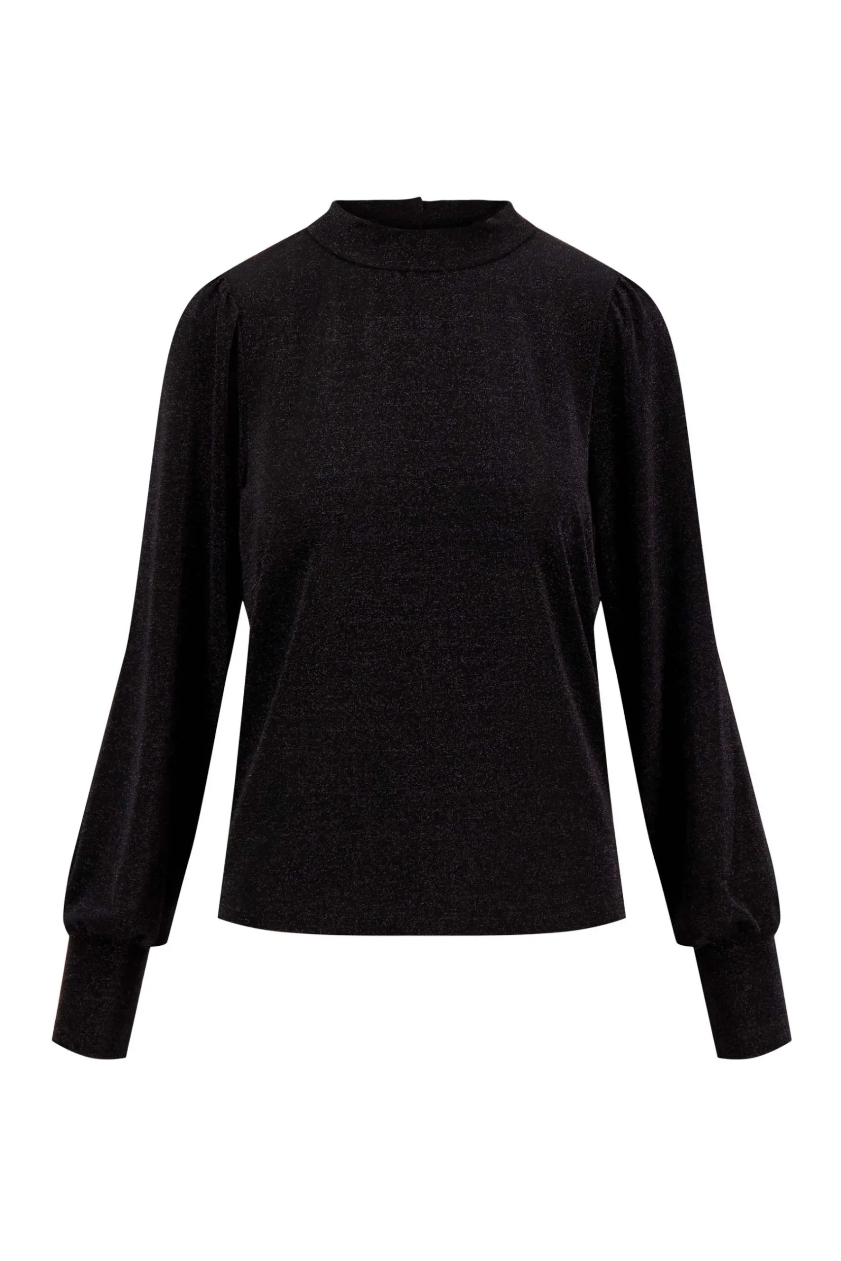 ZUSSS Tops*top met structuur zwart