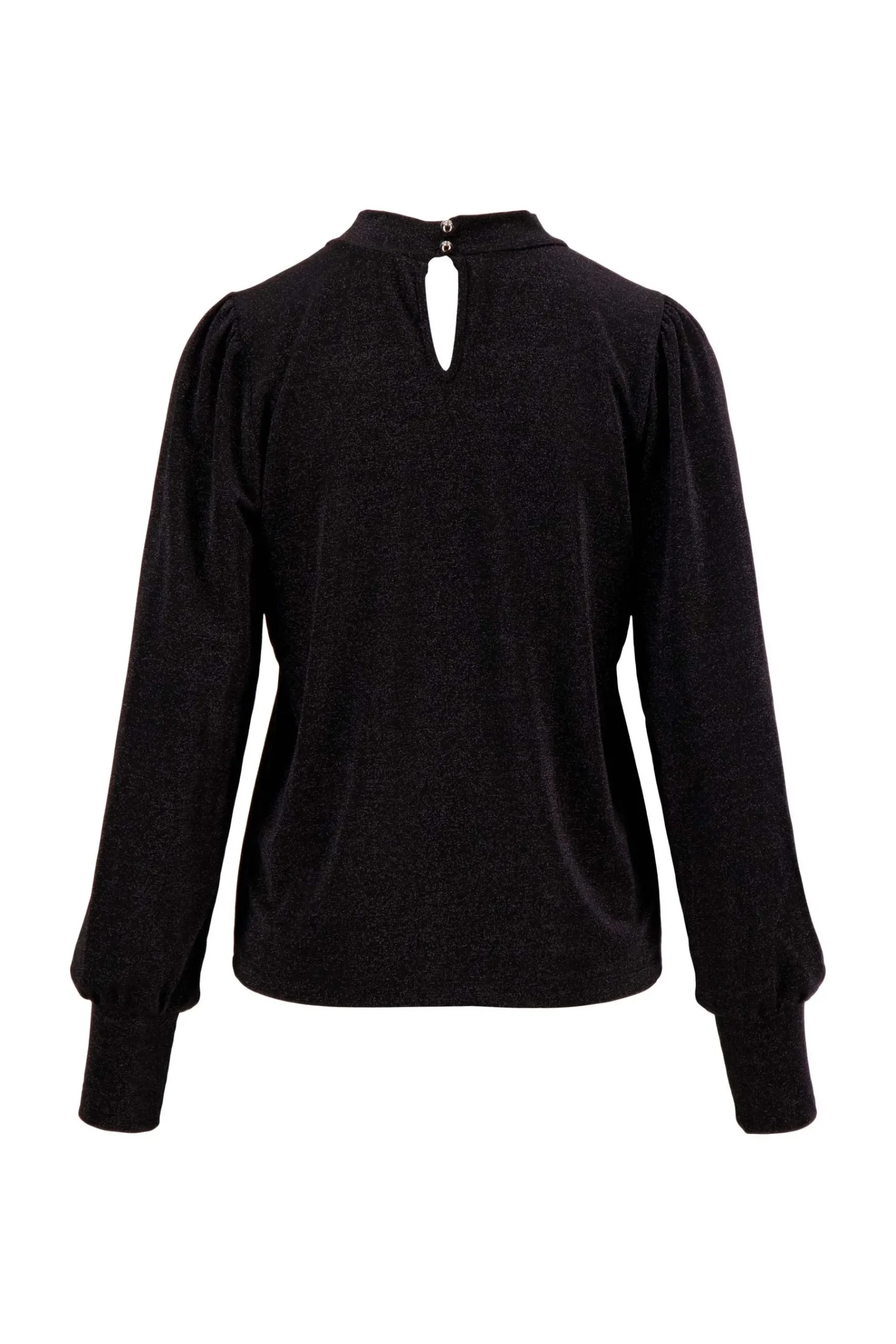 ZUSSS Tops*top met structuur zwart