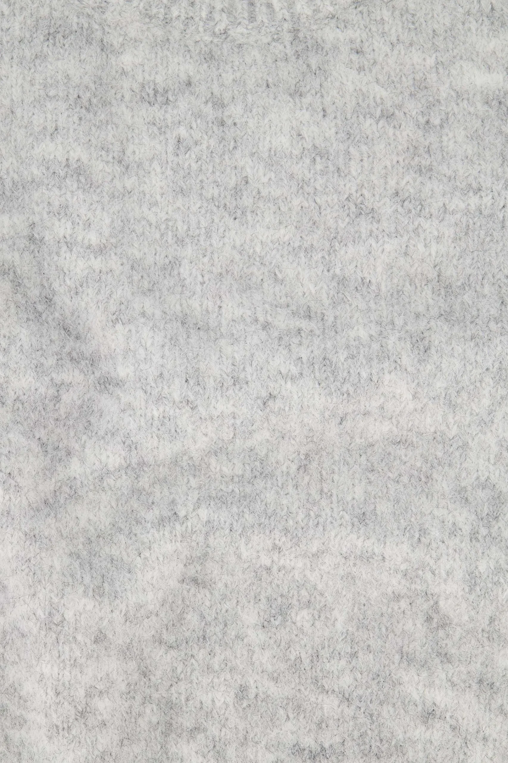 ZUSSS Truien*trui met boothals lichtgrijs