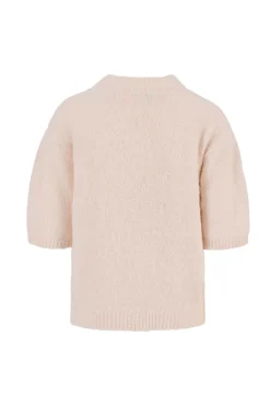 ZUSSS Truien*trui met boothals zachtroze