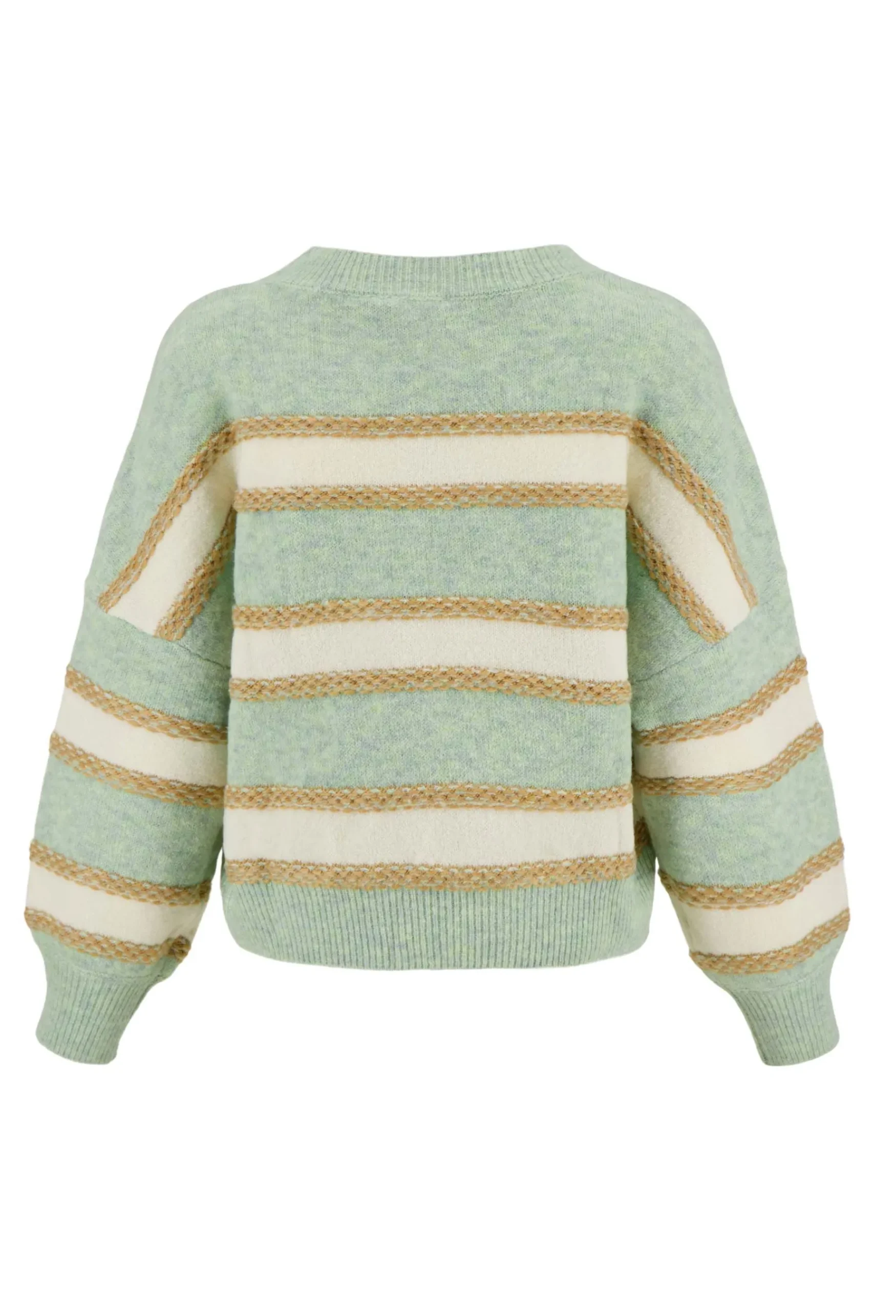 ZUSSS Truien*trui met strepen mint