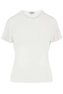 ZUSSS Tops*t-shirt met ronde hals wit