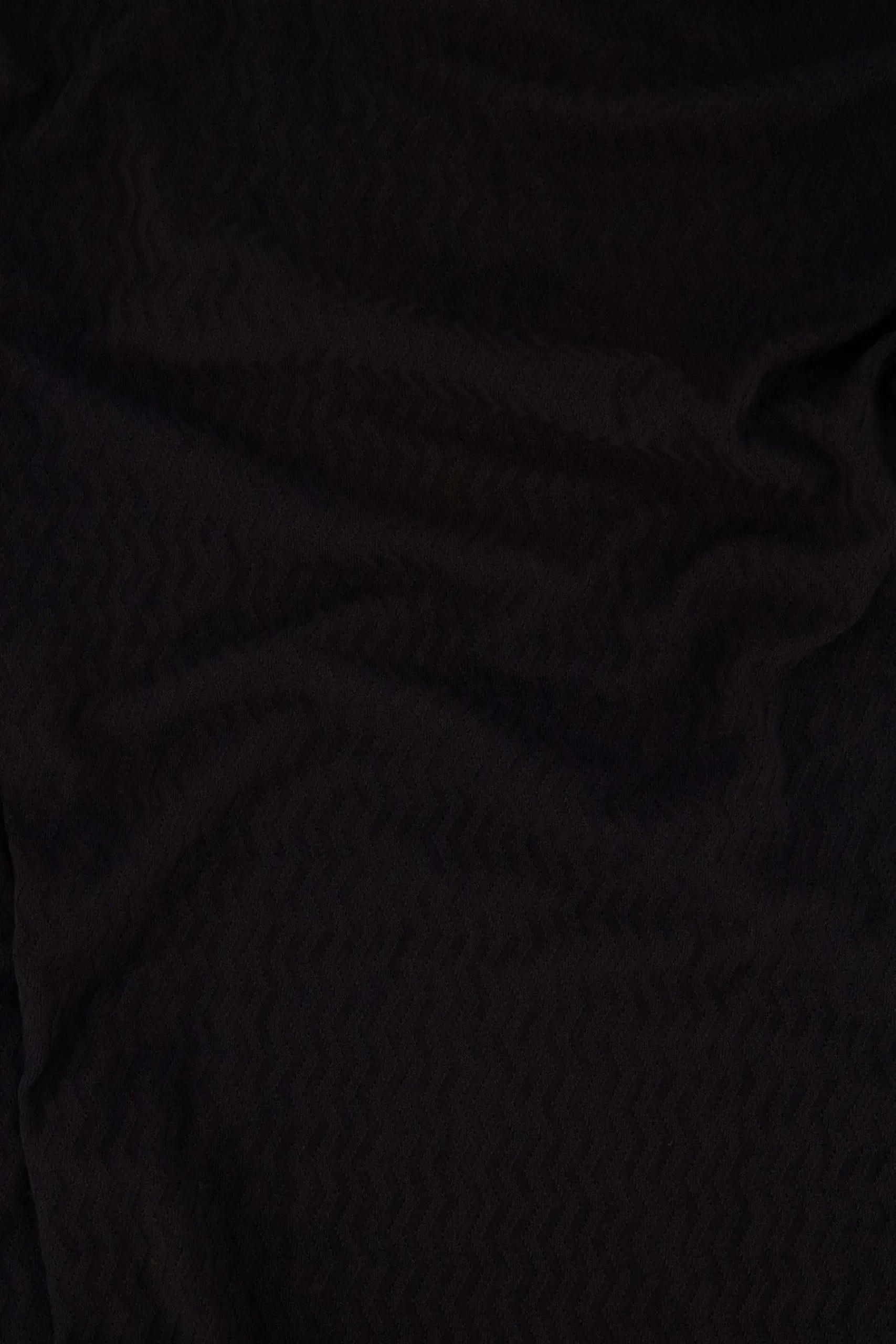 ZUSSS Tops*turtle top met structuur zwart