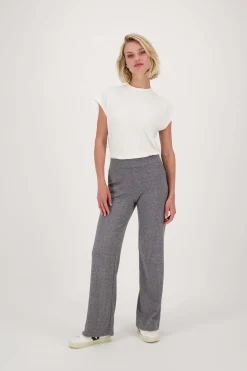 ZUSSS Tops*turtle top met structuur creme