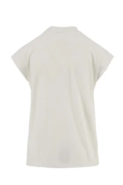 ZUSSS Tops*turtle top met structuur creme