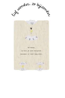 ZUSSS Baby*voedingswijzer kaart peper en zout peper&zout