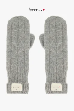 ZUSSS Sjaals & Accessoires*want met kabel lichtgrijs