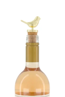 ZUSSS Keukenaccessoires*wijnstopper vogel goud