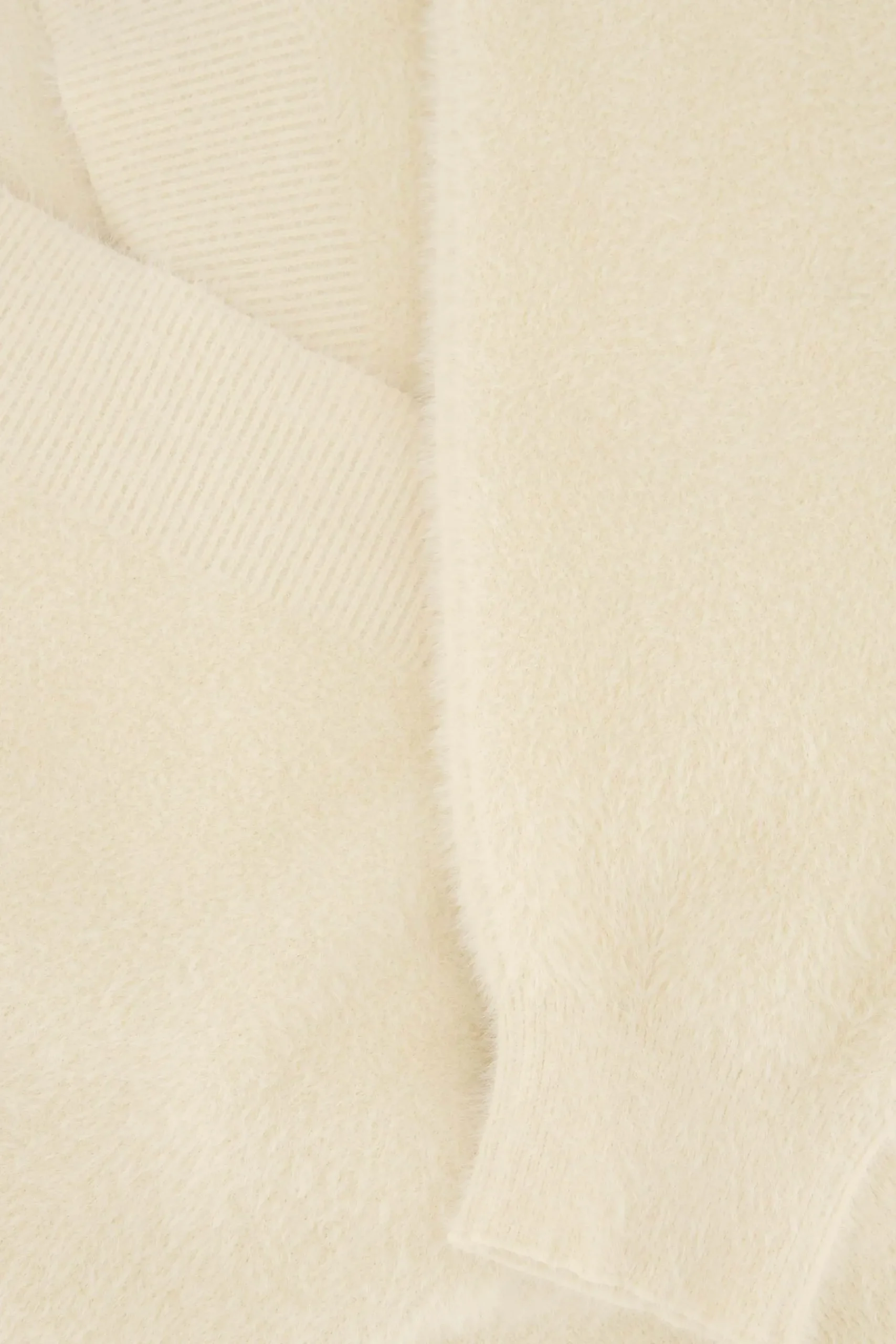 ZUSSS Truien*wikkel trui in fluffy garen creme